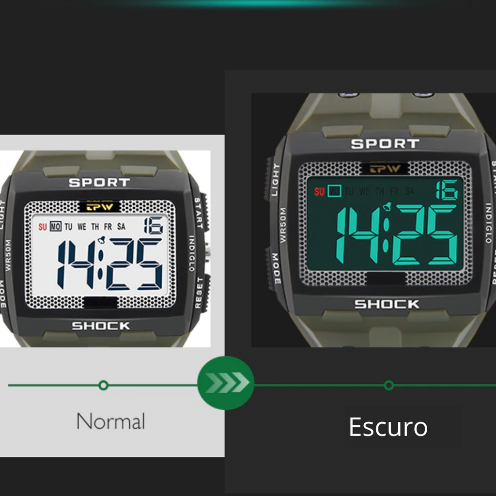 Reloj Militar Masculino Raptor Sport Shock